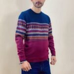 MARRINER MENS FULL SLEEVE HALF ZIP SWEATER